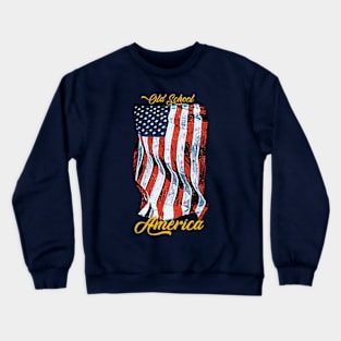 Old School America Crewneck Sweatshirt